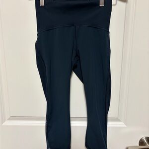 Navy Blue High-Waisted Leggings